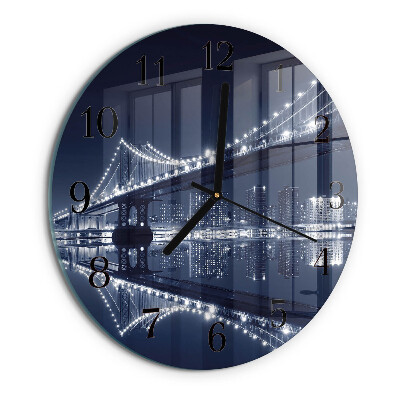 Reloj de pared redondo Puente