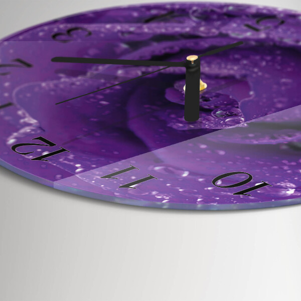 Reloj de pared redondo Rosa