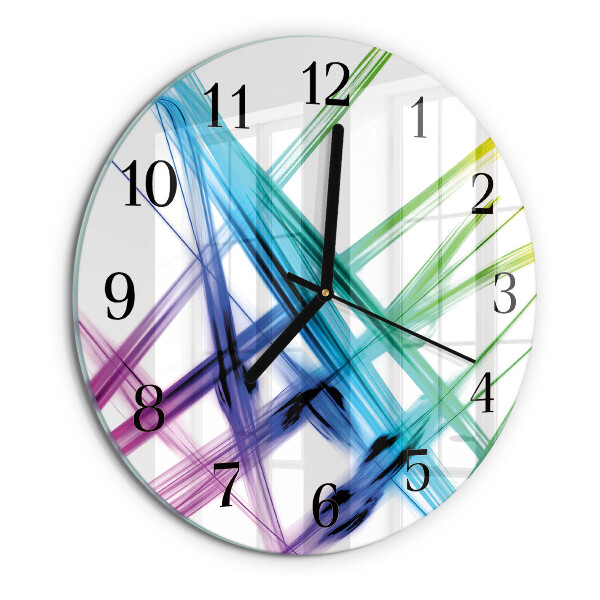 Reloj de pared redondo Abstracción