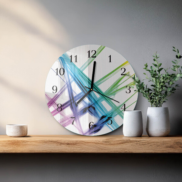 Reloj de pared redondo Abstracción