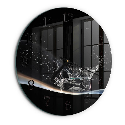 Reloj de pared redondo Agua