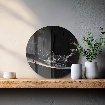 Reloj de pared redondo Agua