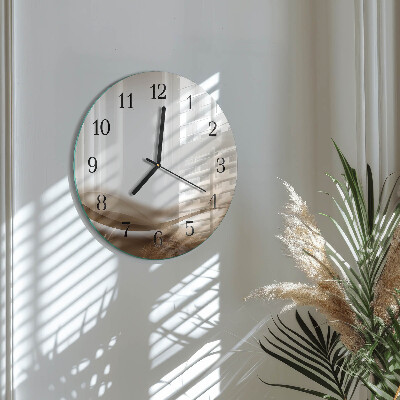 Reloj de pared redondo Líneas abstractas