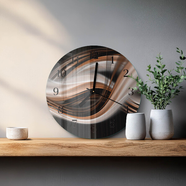 Reloj de pared redondo Arte abstracto
