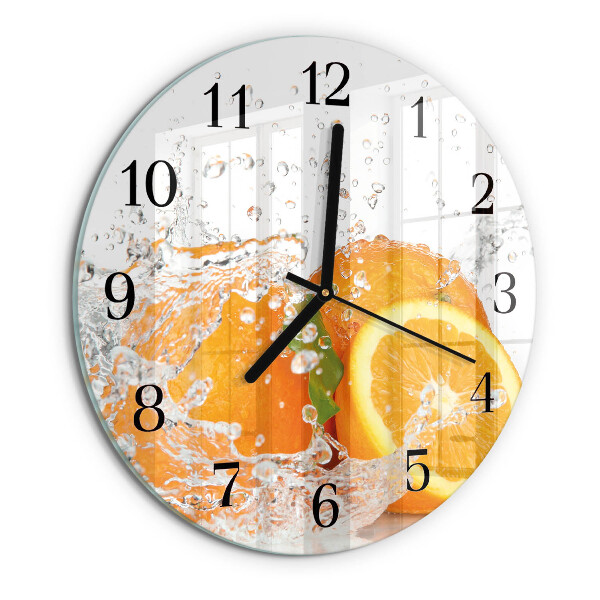 Reloj de pared redondo Naranjas
