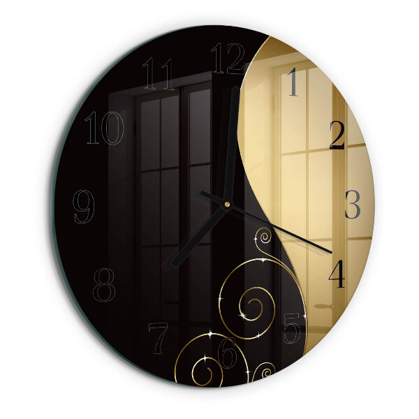 Reloj de pared redondo Arte abstracto