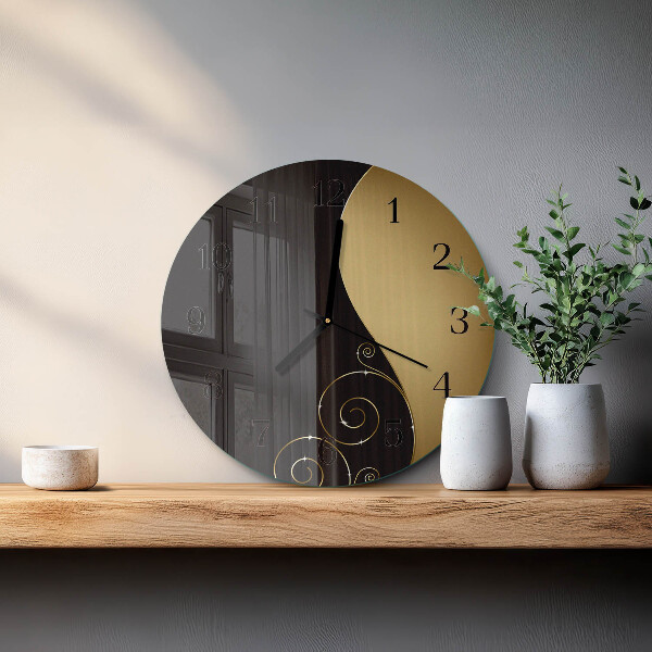 Reloj de pared redondo Arte abstracto