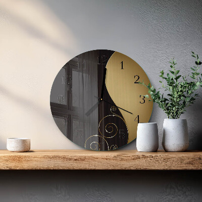 Reloj de pared redondo Arte abstracto