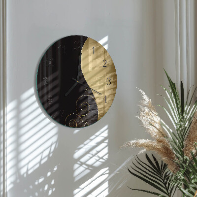 Reloj de pared redondo Arte abstracto