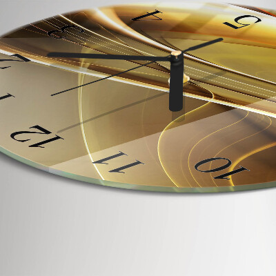 Reloj de pared redondo Líneas abstractas