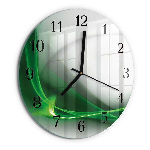 Reloj de pared redondo Líneas abstractas