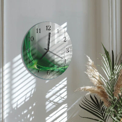 Reloj de pared redondo Líneas abstractas