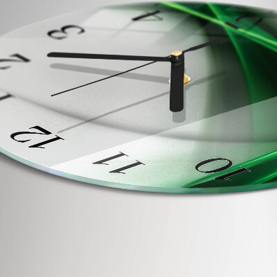 Reloj de pared redondo Líneas abstractas