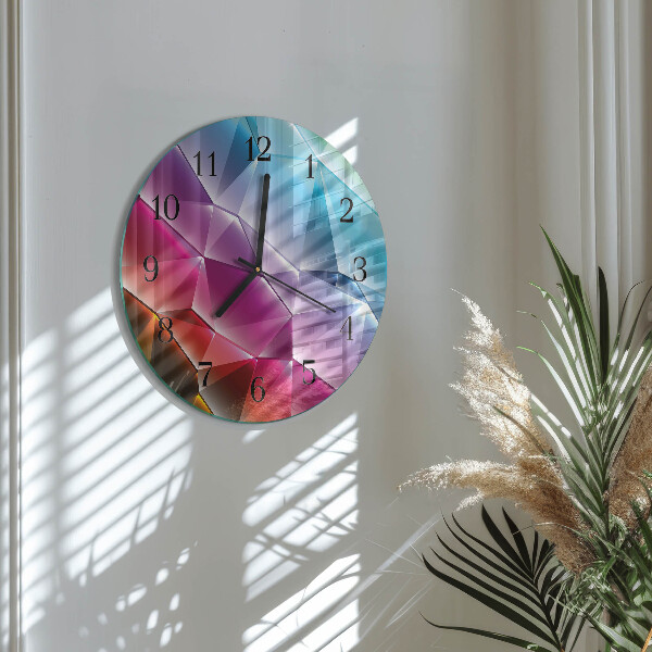 Reloj de pared redondo Patrón 3D