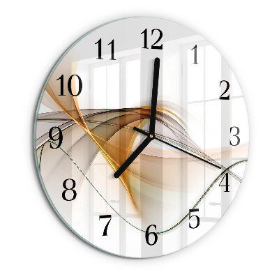 Reloj de pared redondo Abstracción
