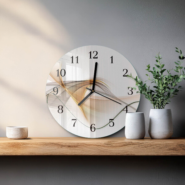Reloj de pared redondo Abstracción