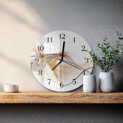 Reloj de pared redondo Abstracción