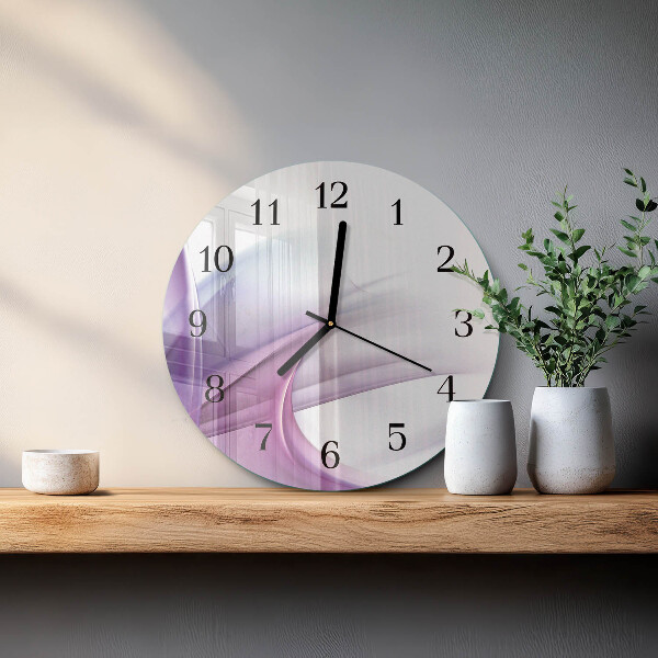 Reloj de pared redondo Abstracción