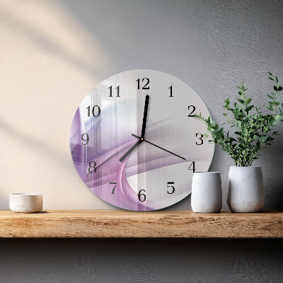 Reloj de pared redondo Abstracción