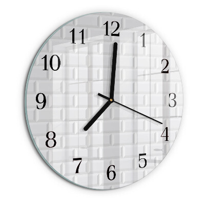 Reloj de pared redondo Ladrillo