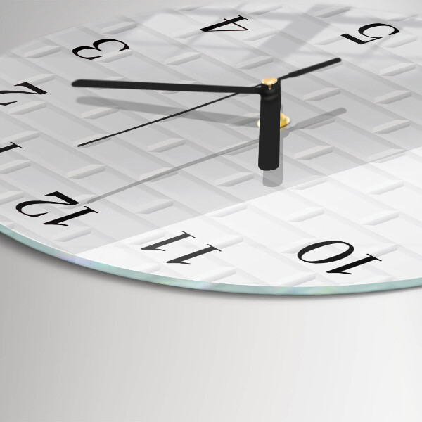 Reloj de pared redondo Ladrillo