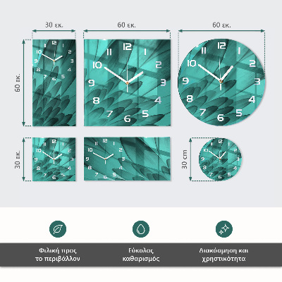 Reloj de pared redondo Abstracción