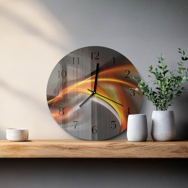 Reloj de pared redondo Abstracción
