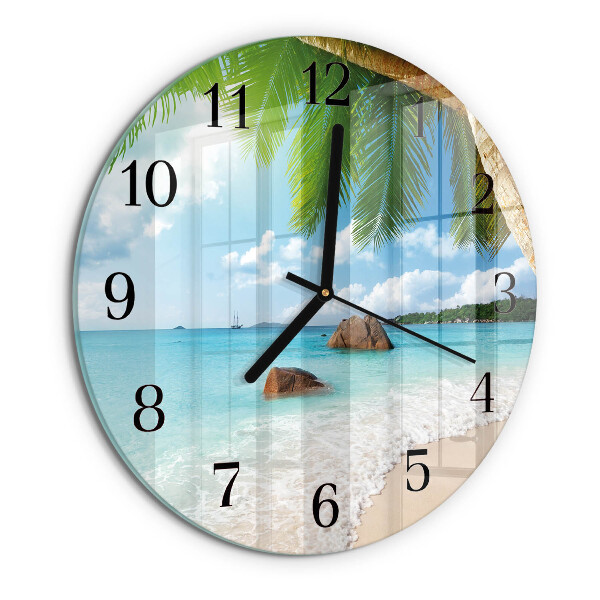 Reloj de pared redondo Isla