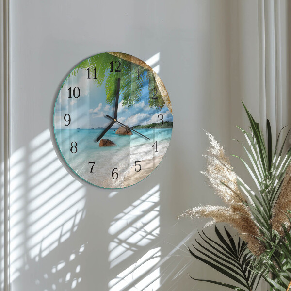 Reloj de pared redondo Isla