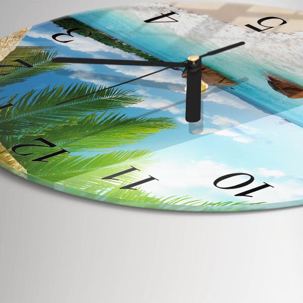 Reloj de pared redondo Isla