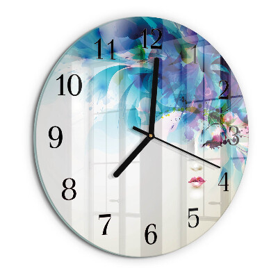 Reloj de pared redondo Abstracción