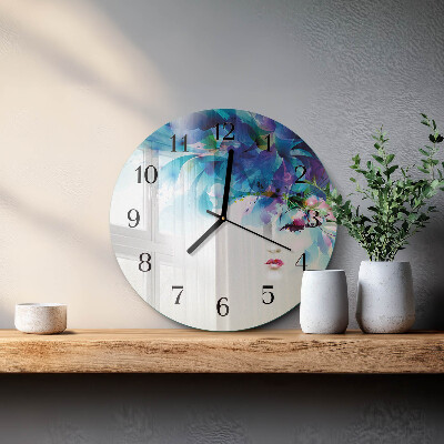Reloj de pared redondo Abstracción