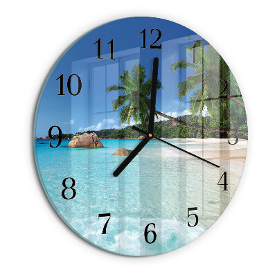 Reloj de pared redondo Playa
