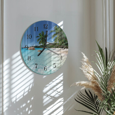 Reloj de pared redondo Playa