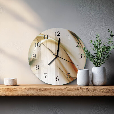 Reloj de pared redondo Abstracción
