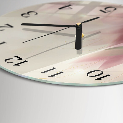 Reloj de pared redondo Flores
