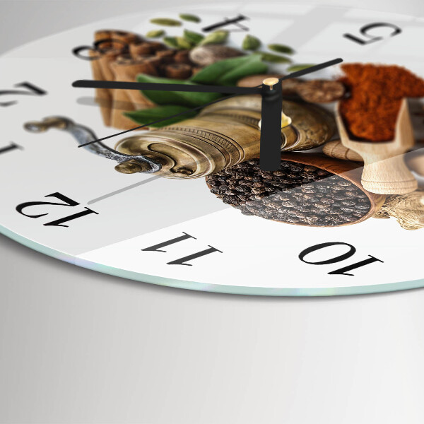 Reloj de pared redondo Especias