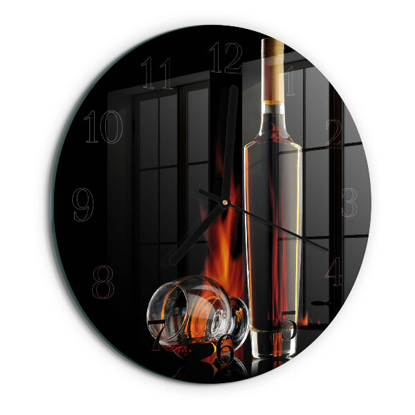 Reloj de pared redondo Alcohol