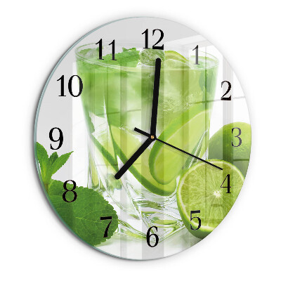 Reloj de pared redondo Carbonato de calcio