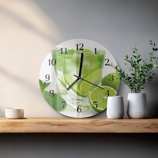 Reloj de pared redondo Carbonato de calcio