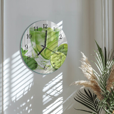 Reloj de pared redondo Carbonato de calcio