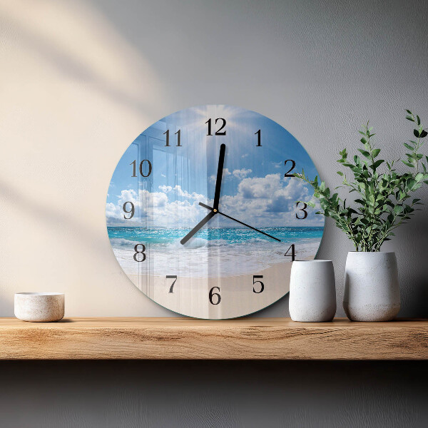 Reloj de pared redondo Mar