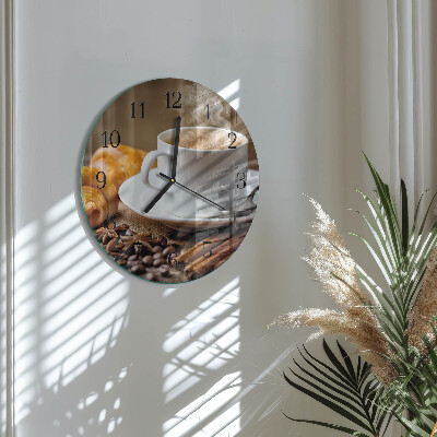 Reloj de pared redondo Canela y anís
