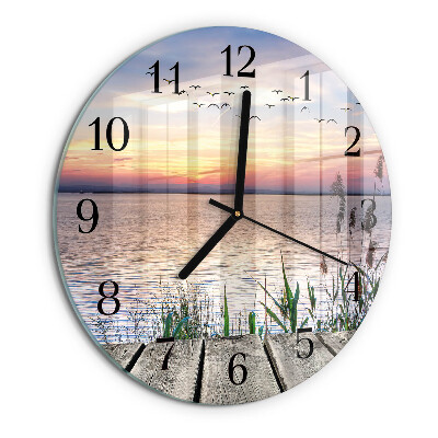 Reloj de pared redondo Lago