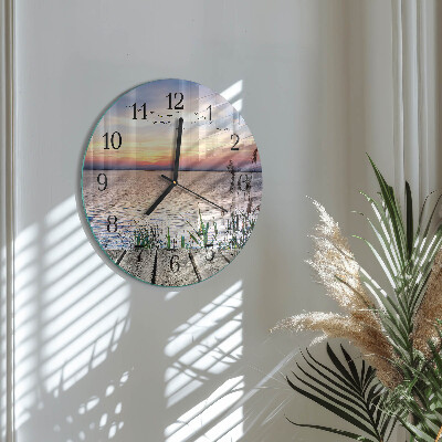 Reloj de pared redondo Lago