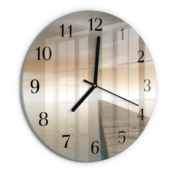 Reloj de pared redondo Muelle