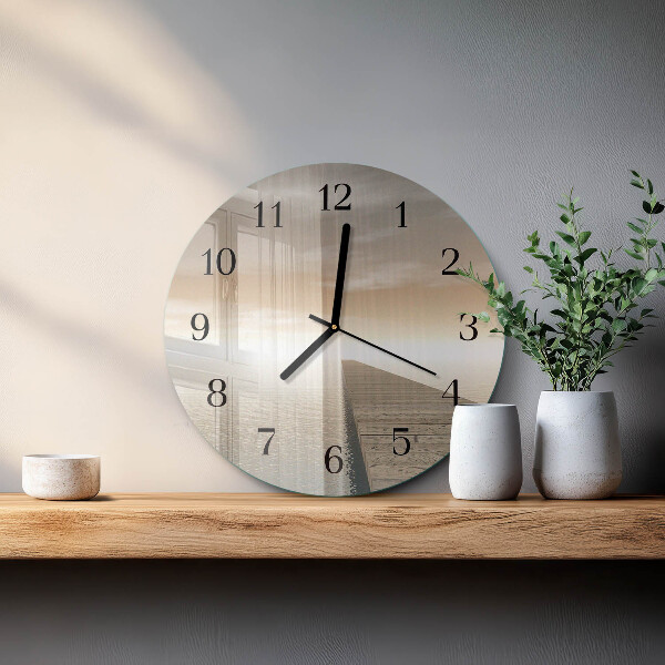 Reloj de pared redondo Muelle