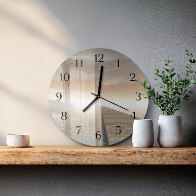 Reloj de pared redondo Muelle