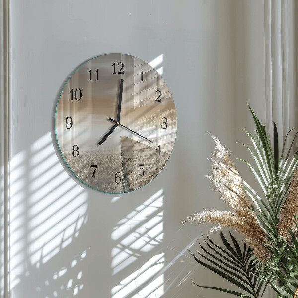 Reloj de pared redondo Muelle