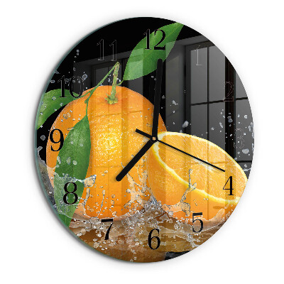 Reloj de pared redondo Naranjas